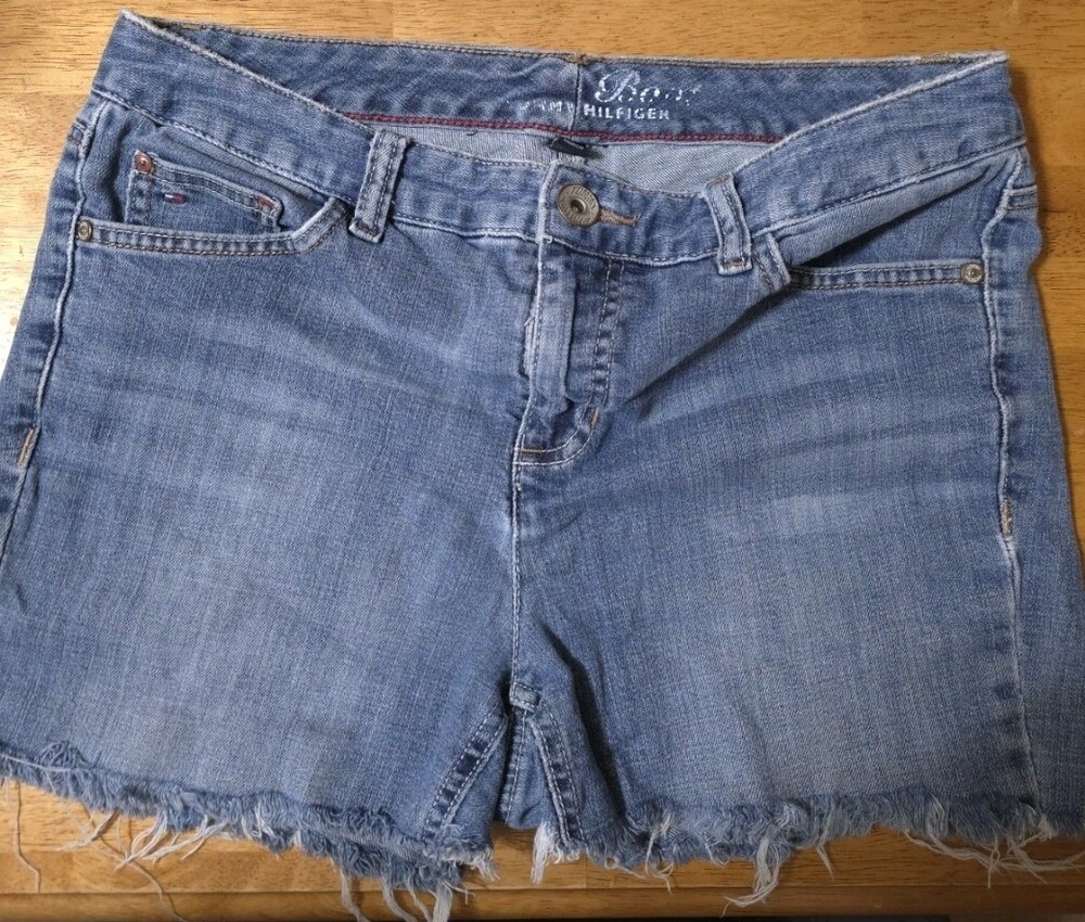 Tommy Hilfiger Women’s Size 8 Denim Jean Shorts Cutoffs 100% Cotton